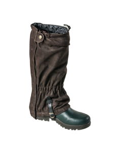 Guetres en cuir de Nubuck